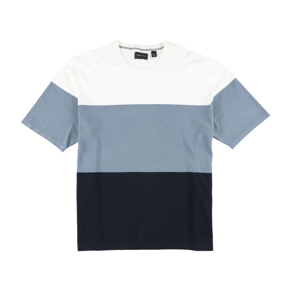 Perry Ellis Mens Color Block Basic T-Shirt, NWT